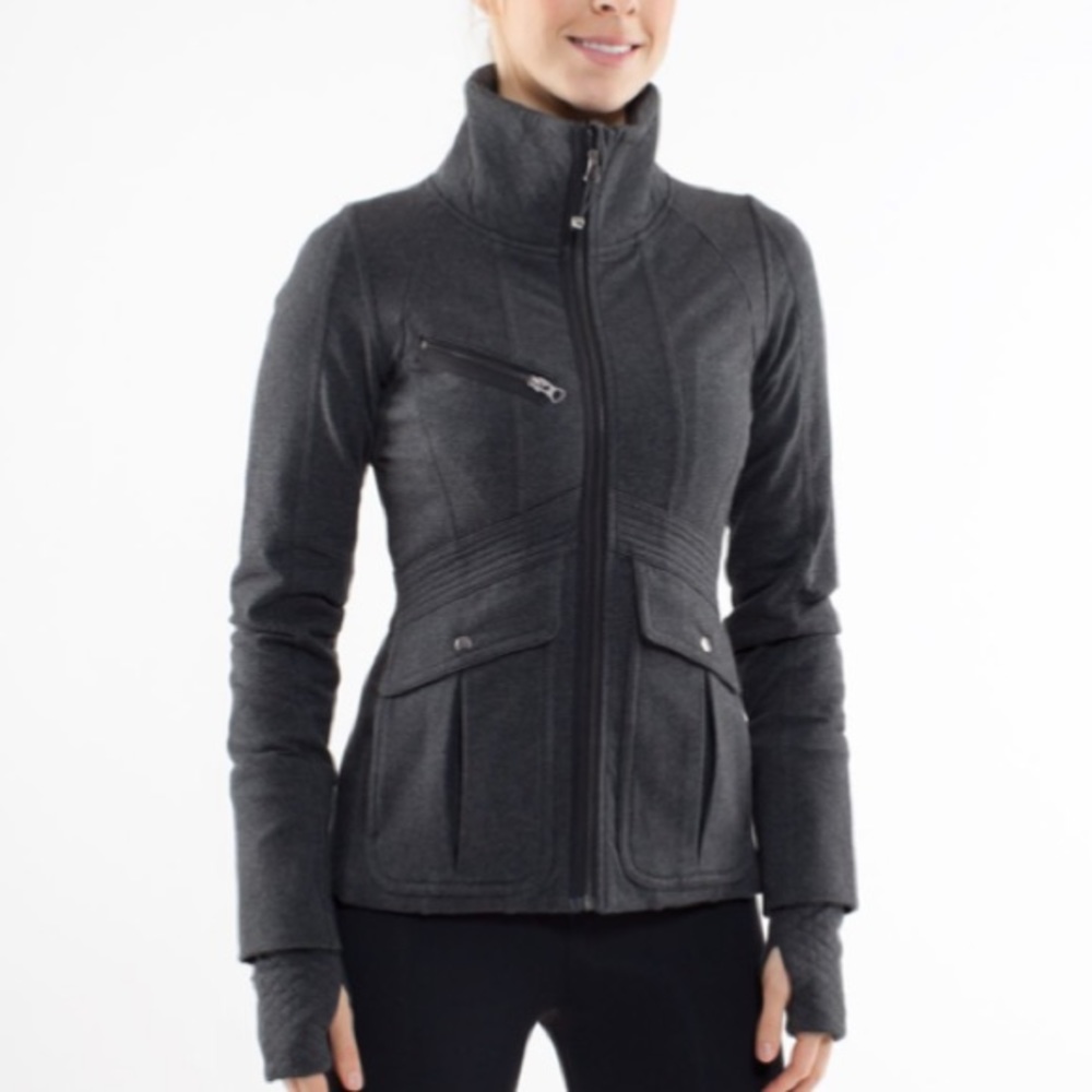 Lululemon It’s Happening Jacket Heathered Deep Coal